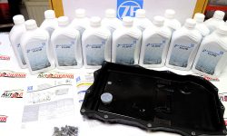 BMW X3 F25 výmena oleja v automatickej prevodovke ZF 8HP s preplachom