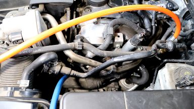 VW Passat 3C výmena oleja v automatickej prevodovke Aisin Warner 09G  s preplachom