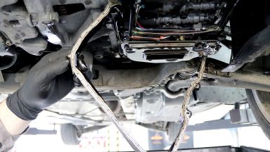 VW Passat 3C výmena oleja v automatickej prevodovke Aisin Warner 09G  s preplachom