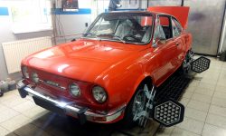 Škoda 110R 3D geometria