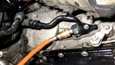 BMW E61 výmena oleja v automatickej prevodovke ZF 6HP s preplachom