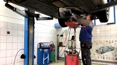 BMW E61 výmena oleja v automatickej prevodovke ZF 6HP s preplachom