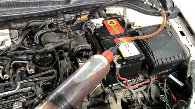 VW Golf VI výmena oleja v 7 stupňovej automatickej prevodovke DSG 0AM (DQ200)
