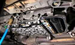 BMW F30 335i výmena oleja v automatickej prevodovke ZF 8HP s preplachom